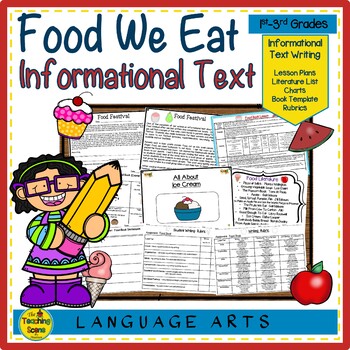 Preview of Food We Eat:  Informational Text Writing