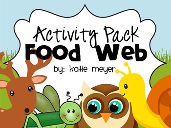 Preview of Food Web Activity Pack