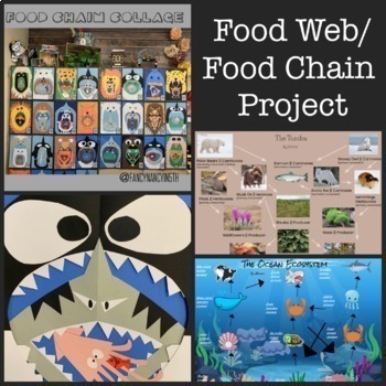 Preview of Food Web Food Chain Digital Project
