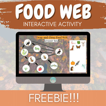Preview of Food Web Digital Game | FREE | Energy Flow and Food Chain Activity
