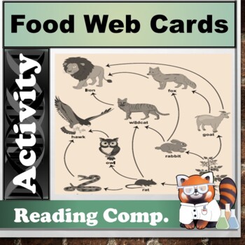 Preview of Food Web Paragraph Cards