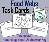 Food Web Task Cards (Food Chain Activity)
