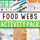 Food Webs and Food Chains Science Activities | Ecosystems 