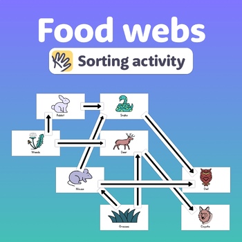 Preview of Food Webs Activity | 3rd, 4th, 5th Grade Ecosystems | Food Chains Science Center