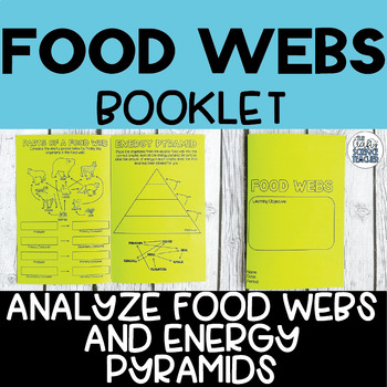 Preview of Food Webs Booklet