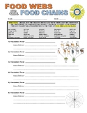 Food Webs - Definitions & Vocabulary Slideshow (science / 