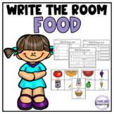 Food Write the Room Activities - Food Writing Practice Act