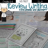 Food and Book Review Writing