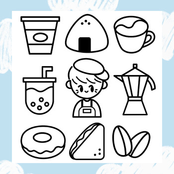 Preview of Food and Cafe Clipart