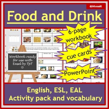 Preview of Food and Drink English ESL 