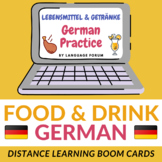 Food and Drinks German BOOM Cards™ | FOOD German Distance 