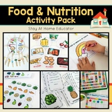 Food and Nutrition Activity Pack for Preschoolers
