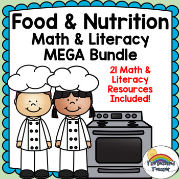 Preview of Food and Nutrition Math and Literacy MEGA Bundle