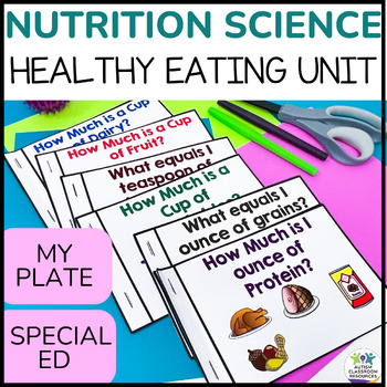 Preview of Food and Nutrition - Healthy Eating, My Plate & Food Groups Interactive Notebook