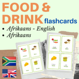 Food and drinks Afrikaans flashcards