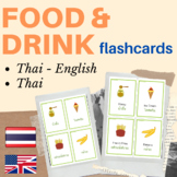 Food and drinks Thai flashcards