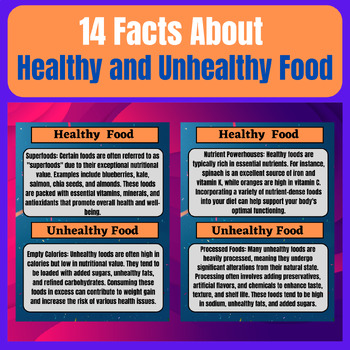 Food for Thought: 14 Eye-Opening Facts About Healthy and Unhealthy Choices