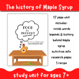 Food for Thought- The History of Maple Syrup