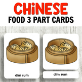 Food from China 3-Part Cards: Montessori Asia and Geograph