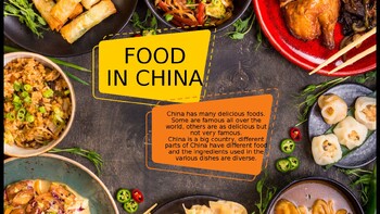 Preview of Food in China