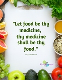 Food is Medicine Poster - 8.5 x 11"