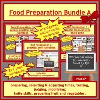 Preview of Food preparation skills Cooking Bundle 1 of 3