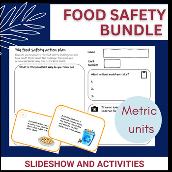 Preview of Food safety bundle with slideshow and activities