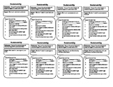 Food sustainability environmental impact 'argument' cards