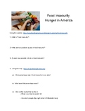 Food systems/Health/Agriculture - Introduction to Food Insecurity