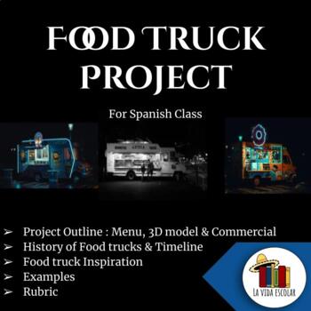 Preview of Food truck project for Spanish class