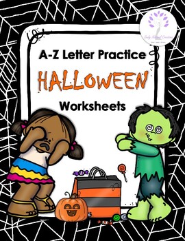 Preview of A-Z Letter Trace HALLOWEEN Worksheets