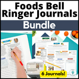 Foods Bell Ringer Journals for Culinary Arts, FACS, Home E
