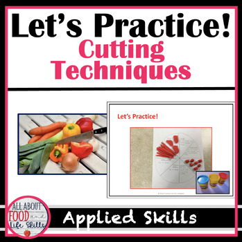 Preview of Interactive Play-Doh Lesson: Food Cutting Skills
