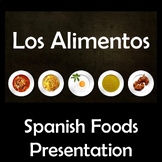 Foods (Los Alimentos) Power Point in Spanish (60 slides)