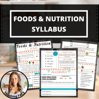 Preview of Foods & Nutrition Syllabus [FACS, FCS]