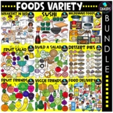 Foods Variety Clip Art Bundle {Educlips Clipart}