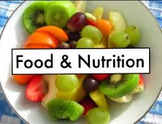 Foods and Nutrition 1 Bundle entire semester course