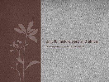 Preview of Foods of the Middle East and Africa