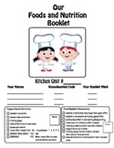 Foods or Recipe Booklet Title Page and Evaluation Criteria