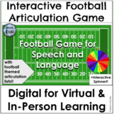 Football 4 Speech INTERACTIVE Game | Football Articulation