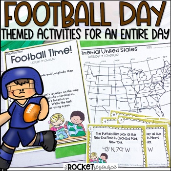 Preview of Football Activities | Theme Day | End of Year Activities