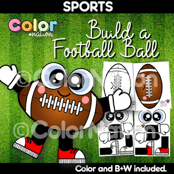 Preview of Football Ball Activities | Sports Craft | Super Bowl 2024 Activities - Player