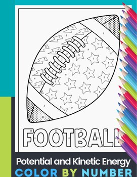 Preview of Football / Basketball Color By Number Pages (PDF Printables)
