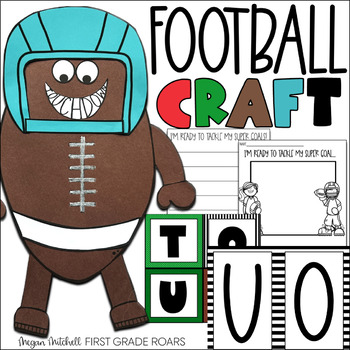 Preview of Football Big Game Craft February Activity