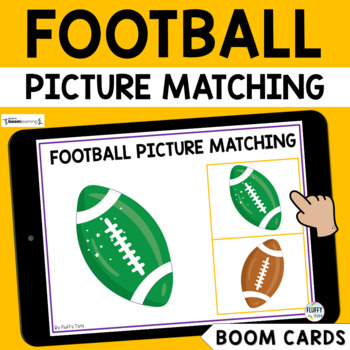 Preview of Football Boom Cards Picture Matching