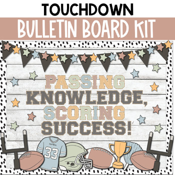 Preview of Football Bulletin Board Kit / Sports Bulletin Board Decor / Fall Bulletin Boards