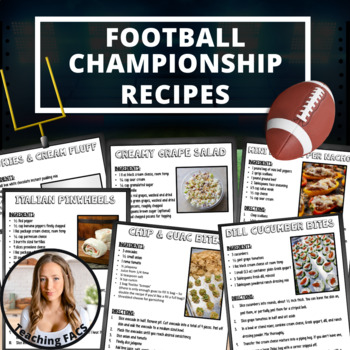 Preview of Football Championship Party Recipes [FACS, FCS]