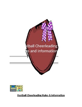 Preview of Football Cheerleading Rules and Information