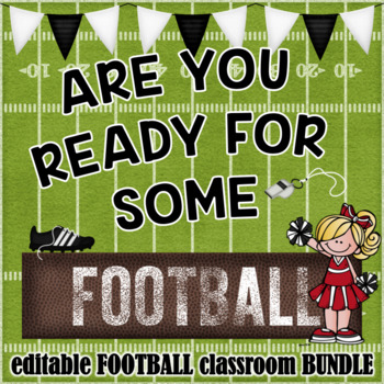 Preview of Football Classroom Decor