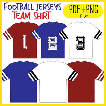 White Football Shirt Number 3 Template